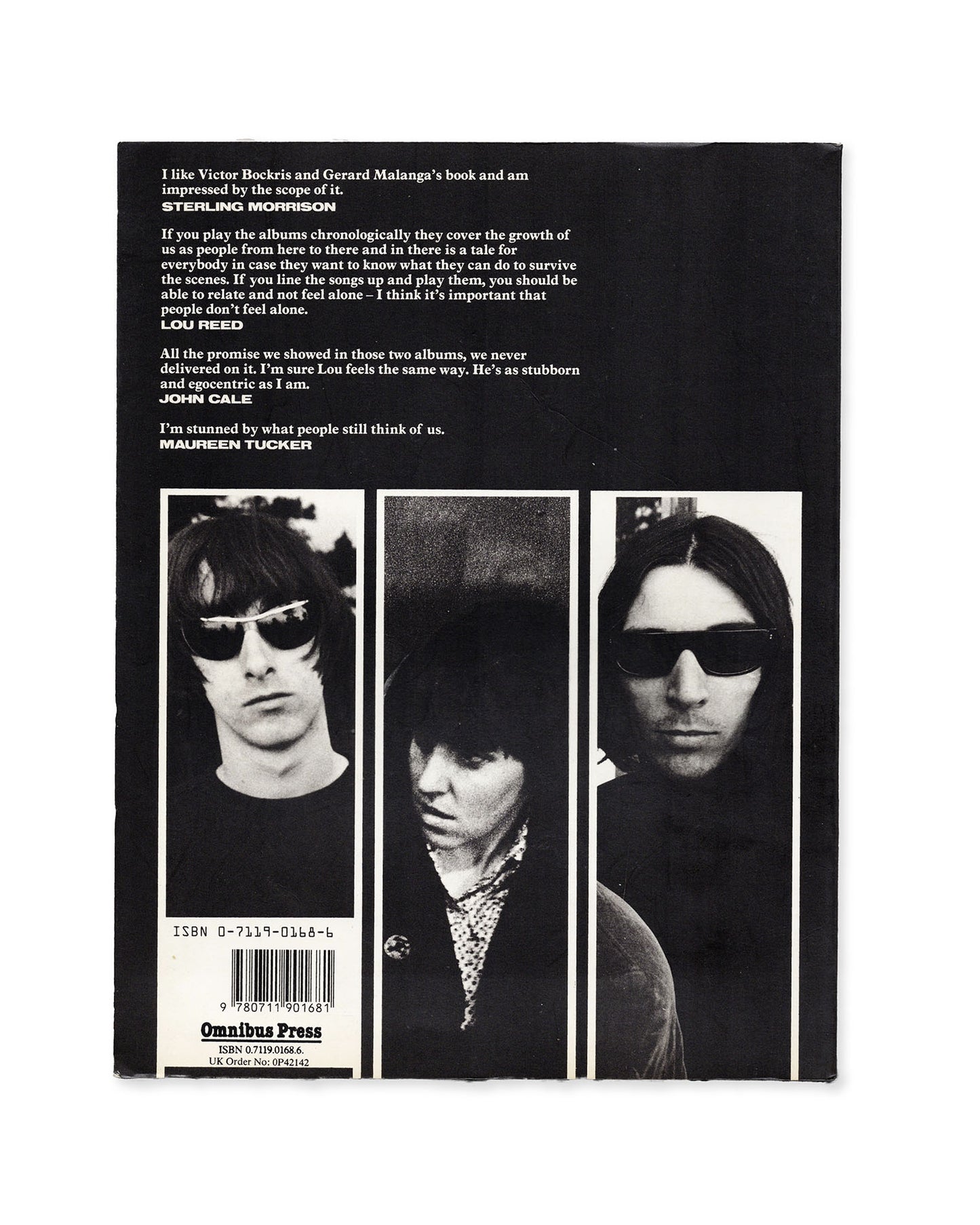 Uptight - The Velvet Underground Story by Victor Bockris and Gerard Malanga (First Edition)