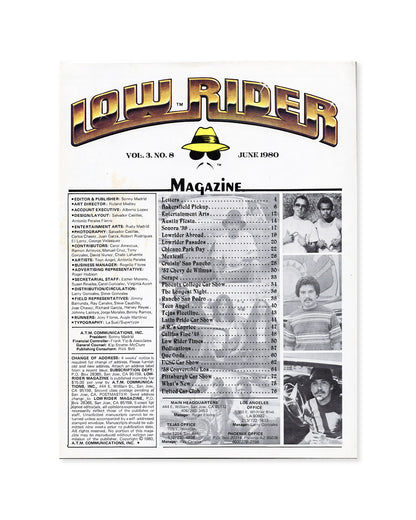 Low Rider Magazine Vol.3 No.8 (Jun 1980)