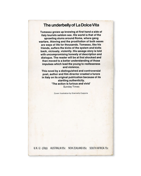A Violent Life by Pier Paolo Pasolini