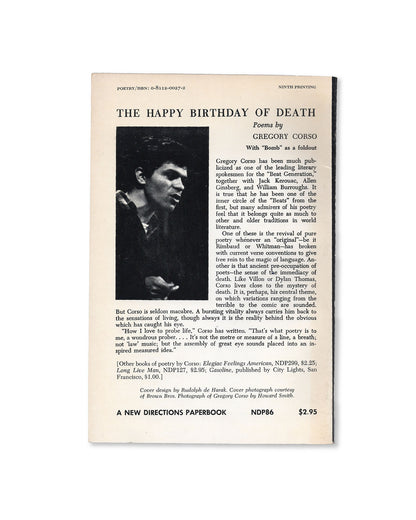 The Happy Birthday of Death by Gregory Corso