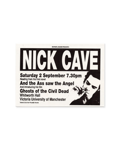 And the Ass Saw the Angel by Nick Cave (Signed First Edition) & Ephemera
