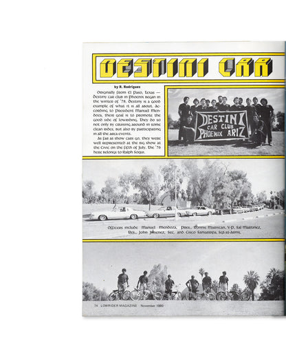 Low Rider Magazine Vol.4 No.1 (Nov 1980)