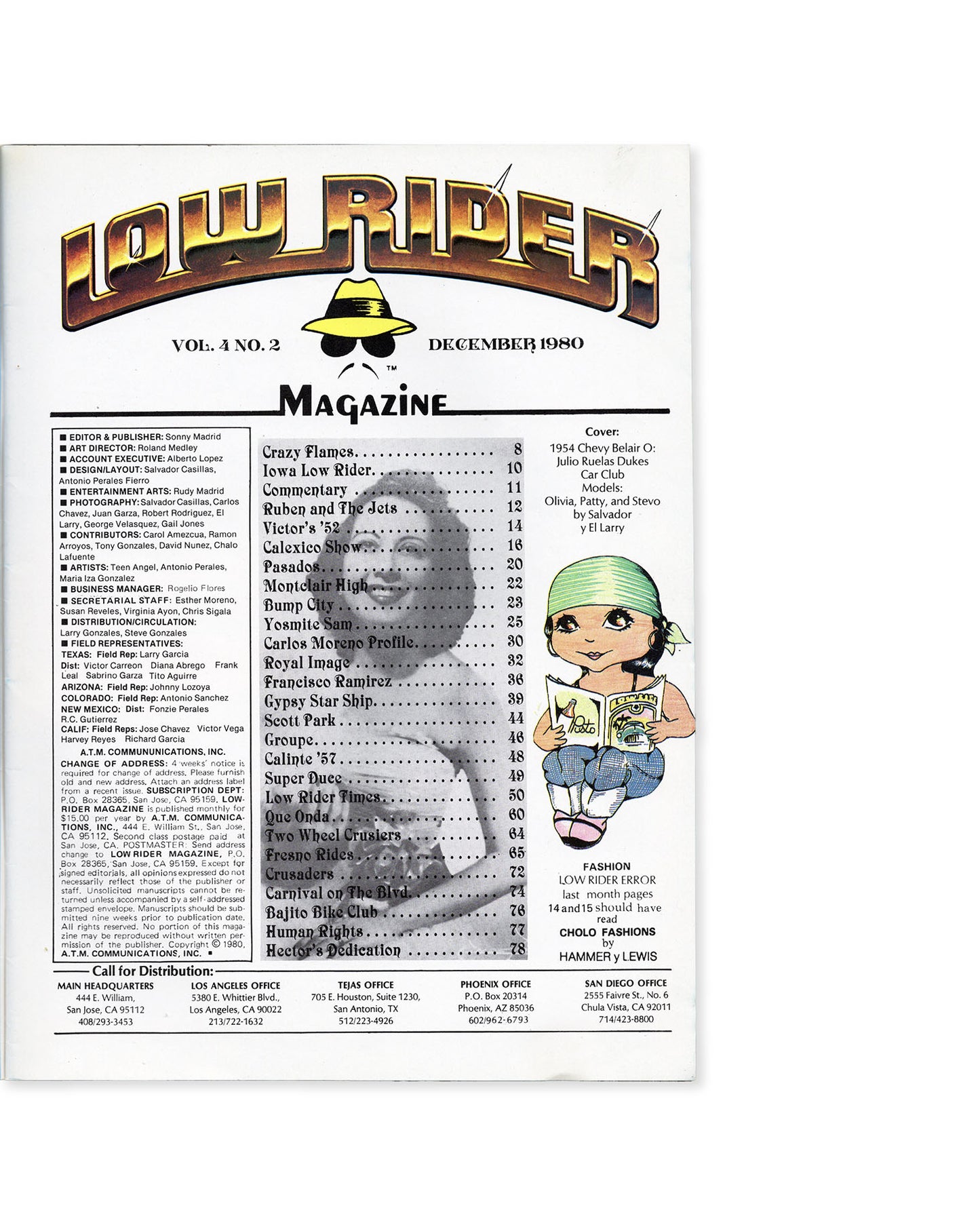 Low Rider Magazine Vol.4 No.2 (Dec 1980)