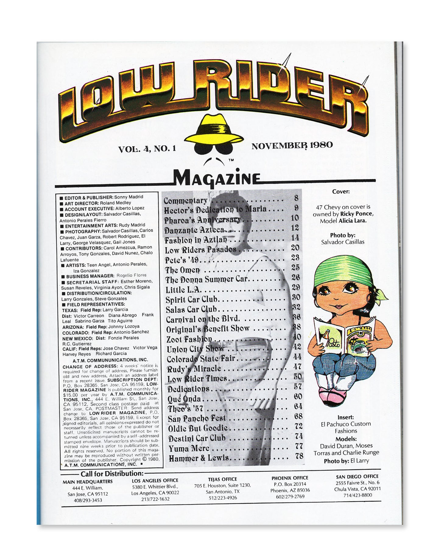 Low Rider Magazine Vol.4 No.1 (Nov 1980)