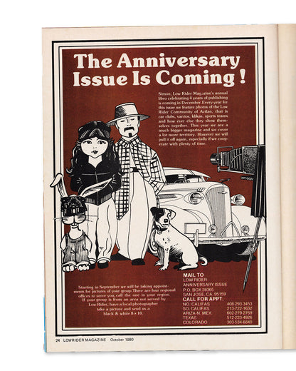 Low Rider Magazine Vol.3 No.12 (Oct 1980)