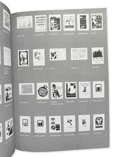 Flyposter Frenzy - Posters from the Anticopyright Network by Matthew Fuller