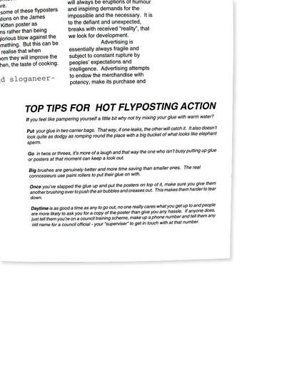 Flyposter Frenzy - Posters from the Anticopyright Network by Matthew Fuller